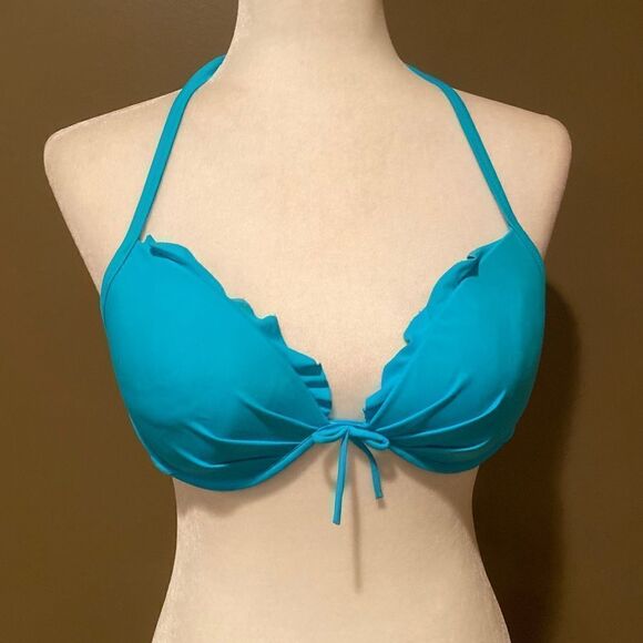 Victoria’s Secret Blue Bikini Top - Picture 2 of 10